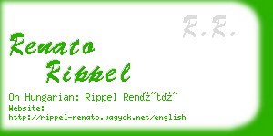 renato rippel business card